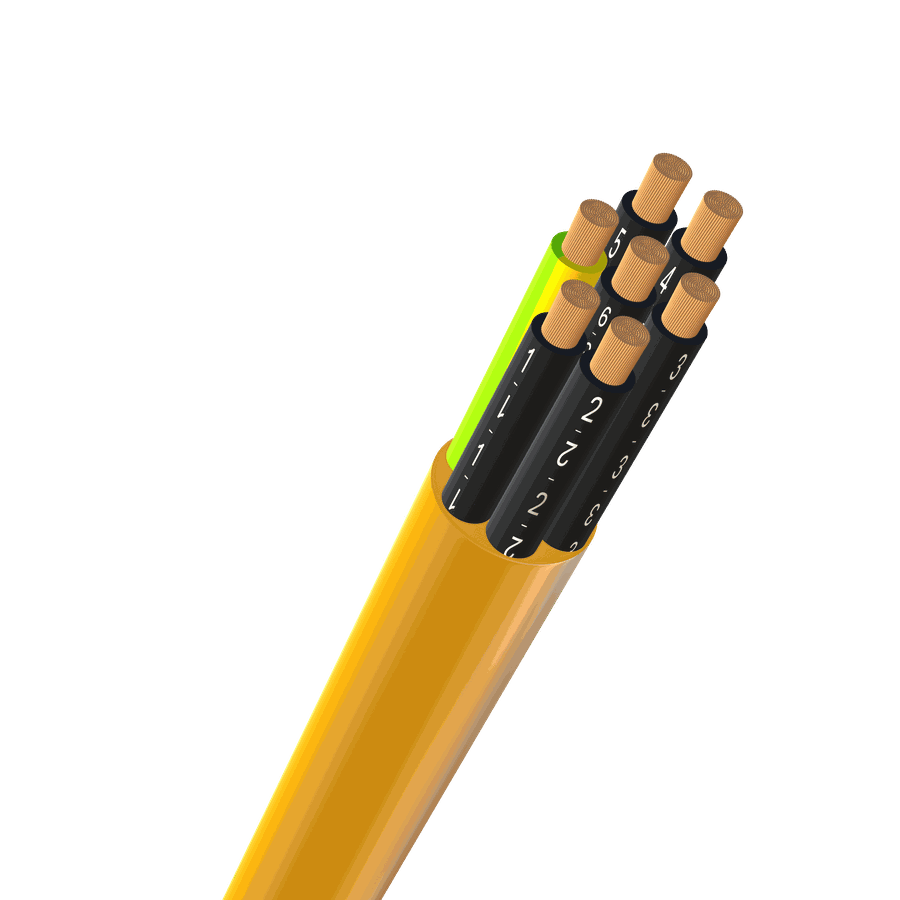 PUR Kabel 7x1.5 LPE orange Fca