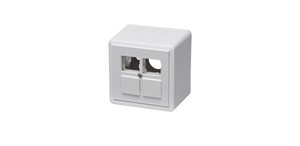 AP-Dose Kalysto für 4xRJ45 Einsatz weiss
