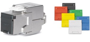 Staubschutzklappen für KS-T Plus und KS-TC Plus Cat.6A (1 Set = 10 Stk.) weiss