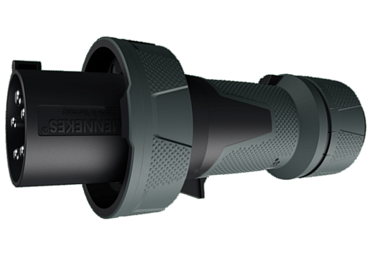 CEE Stecker 125A 5P 400V PowerTOP Xtra IP67 Schwarz