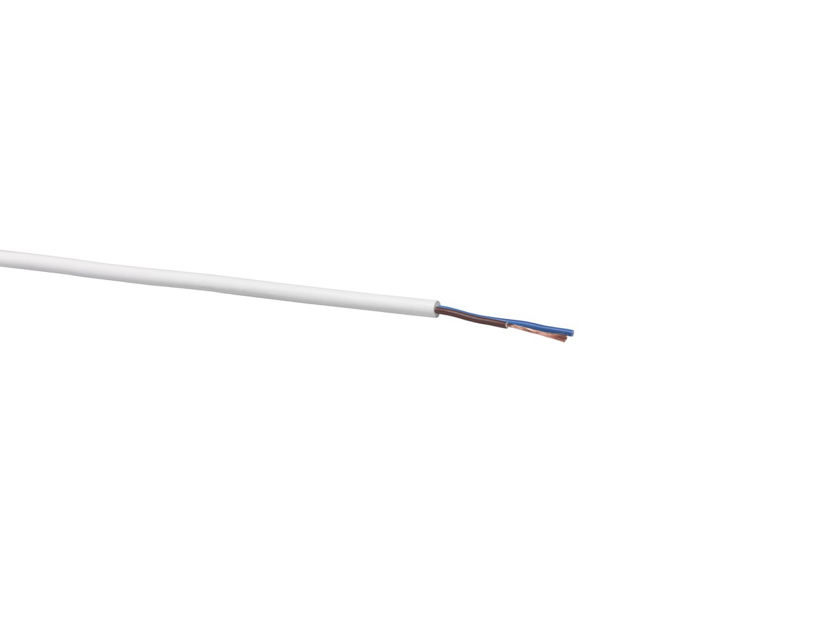 Câble Td 2x1 LN PVC weiss Eca