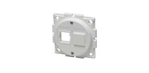 BK-Dose Basico für 2xRJ45 Einsatz weiss