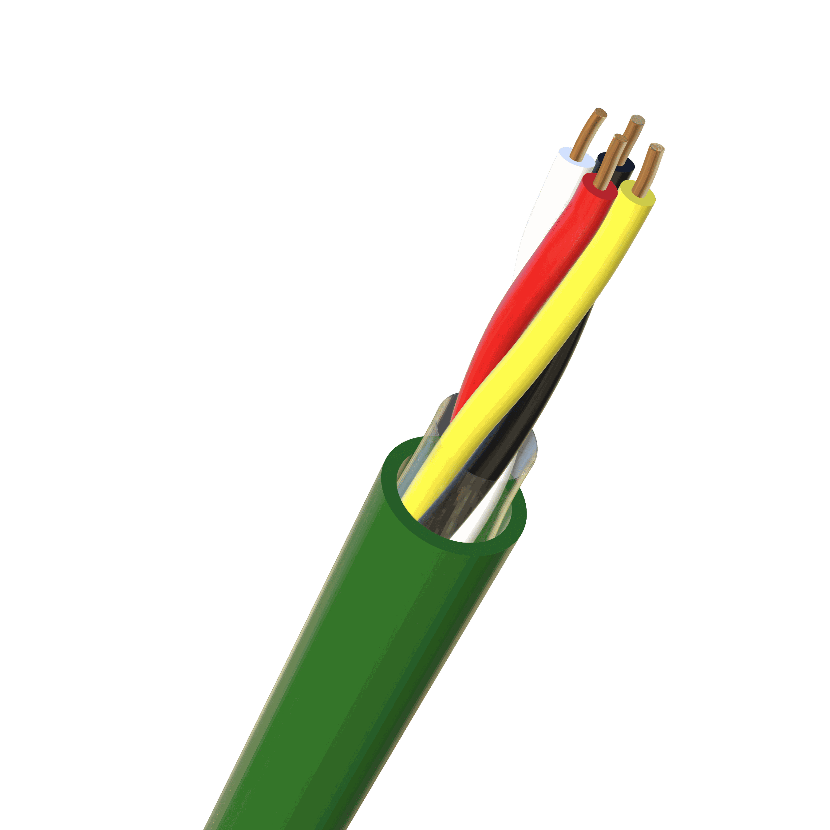 EIB/KNX-BUS 2x2x0.8 hf grün Dca