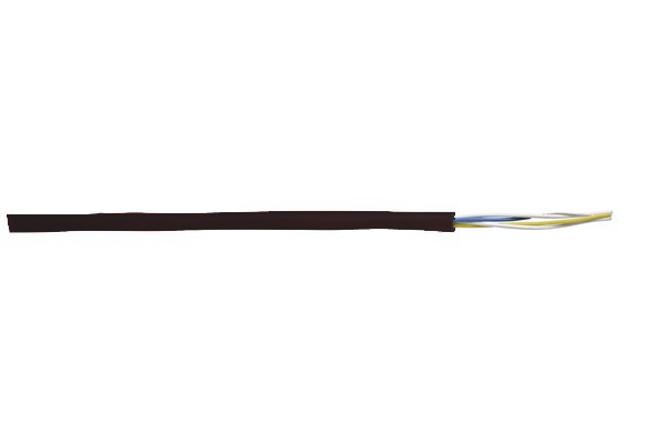 Brandmeldekabel 1x2x0.8 hf schwarz Cca