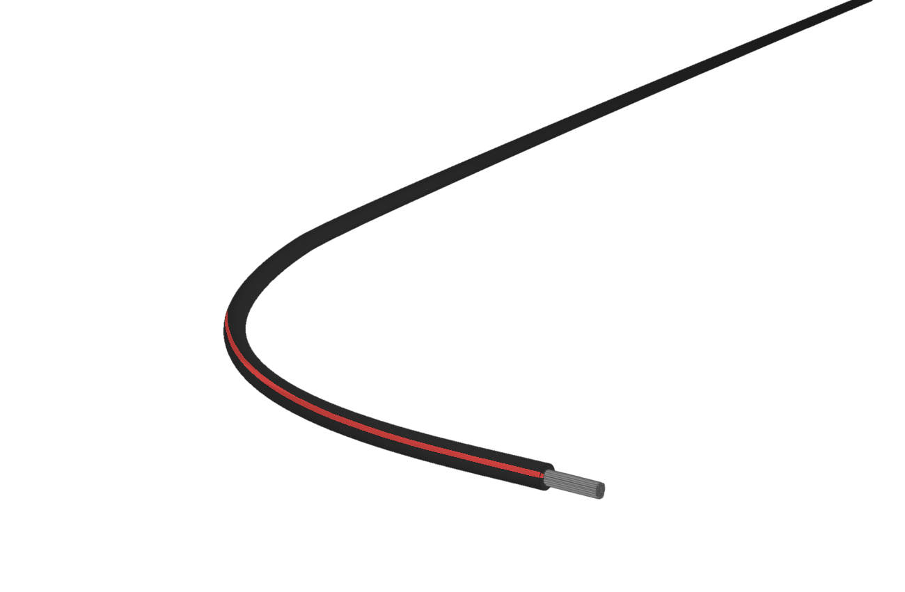 Solar BF 1x4 hf schwarz mit roter Kennzeichnung Cca