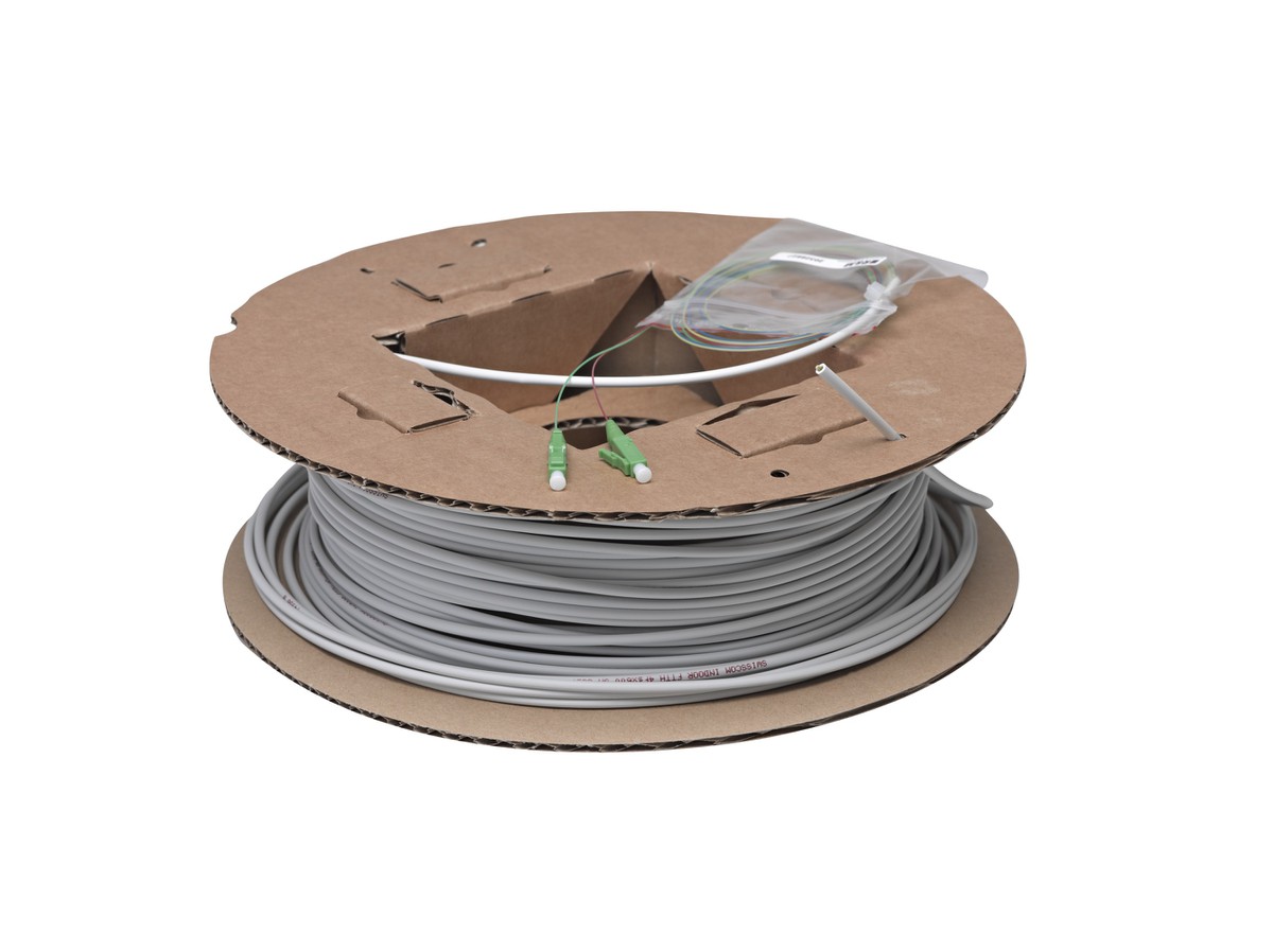FTTH-Kabel-Box 4xLC/APC 60m o. OTO