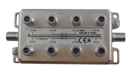 F-Abzweiger, DM68A 1320 8-fach 13-20dB 5-1300MHz