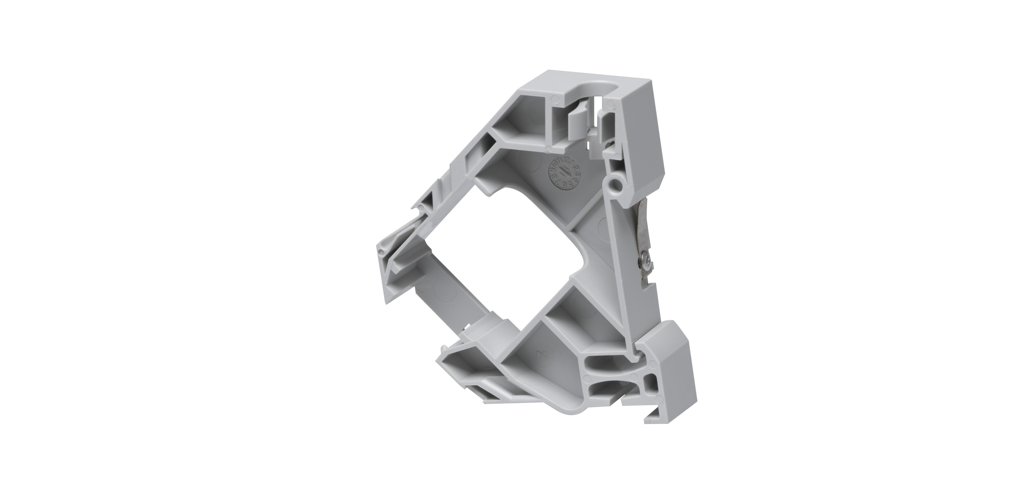 Keystone-Montageset für DIN 35 Schiene leer Hutschienenadapter