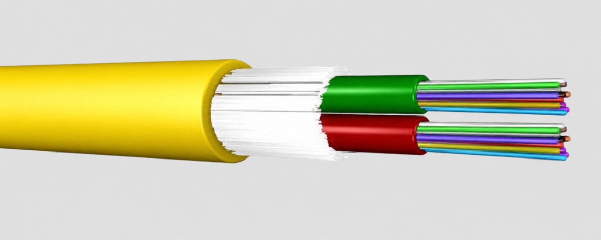 LWL Universalkabel 2x12 9/125 OS2 3kN LSFH gb 9.9mm BendBright Dca