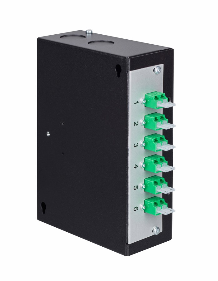 LWL DIN AP Box sz zu ML 4xLC/APC Dupl. MST SM