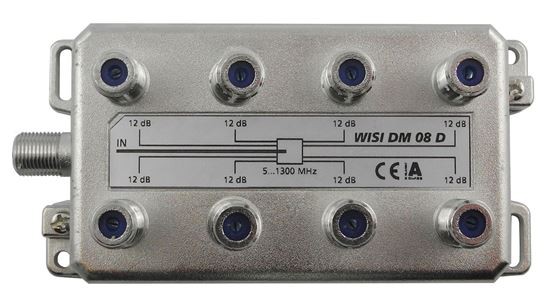 F-Verteiler, DM08D 8-fach 11dB 5-1300MHz