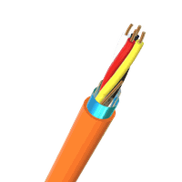 EIB/KNX-BUS (St) 2x2x0.8 hf orange Cca