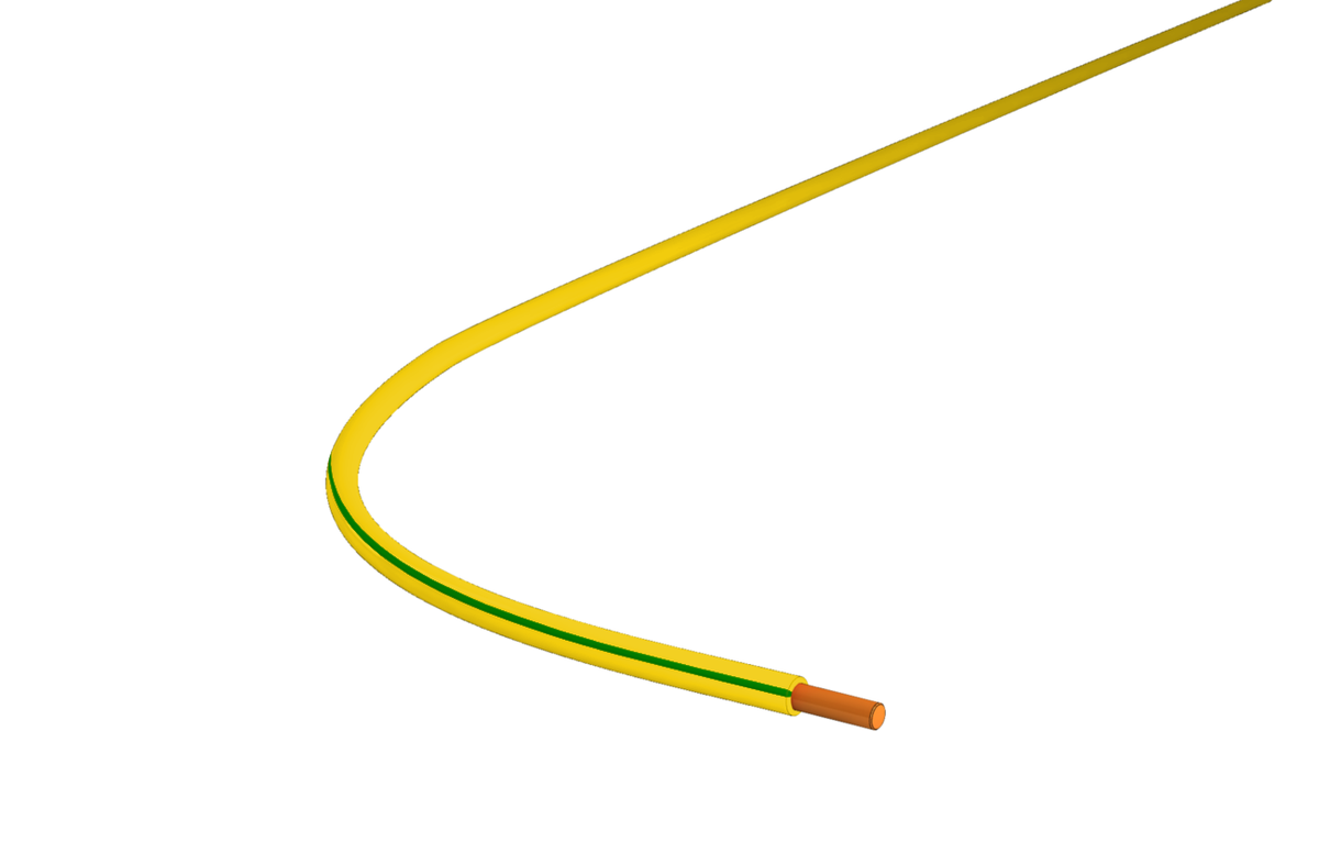 T-Draht 2.5 mm2 gelb-grün Eca