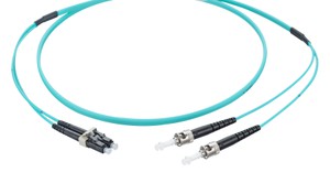 SWIT-VL Dupl. Fig. 0 50/125 OM3 ST/LC tk 1.0mm Inkl. Beschriftung