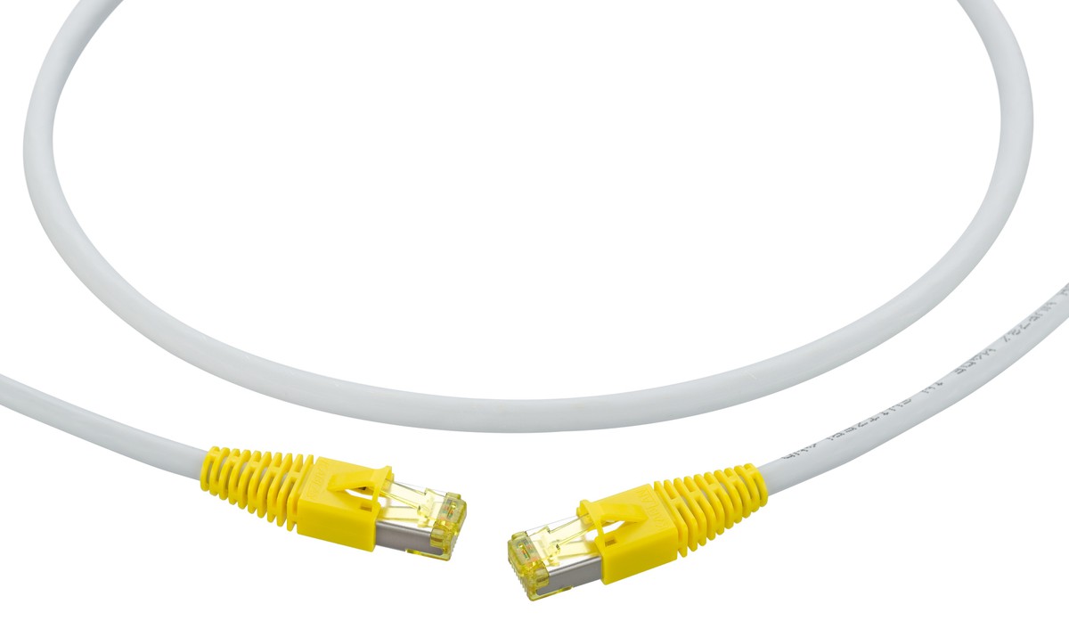 SWIT-VL RJ45 Kat6A S/STP HR hf grge 0.5m Inkl.Beschriftung