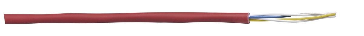 Brandmeldekabel (St) 1x2x0.8 hf rot Cca