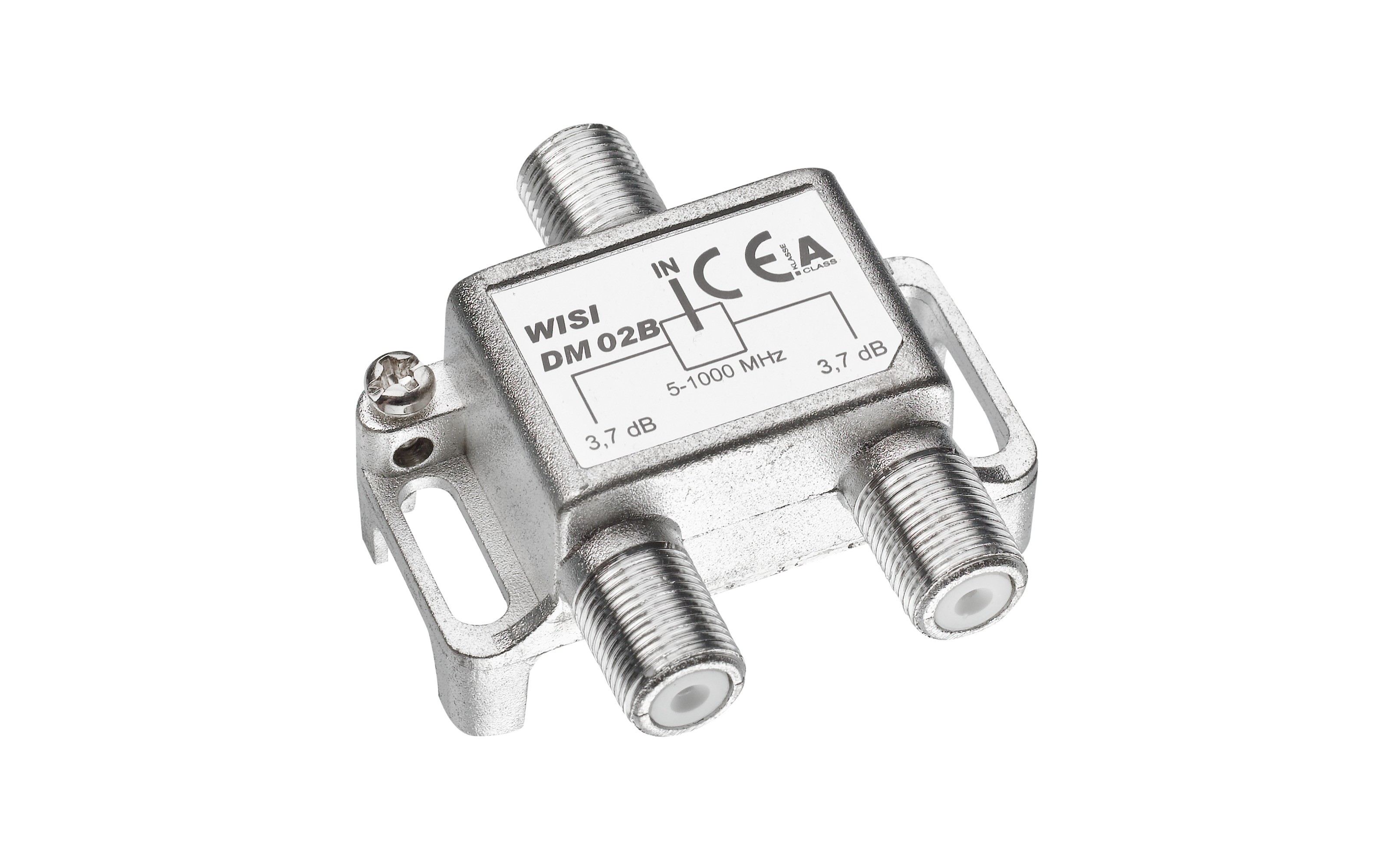 Verteiler 2-fach, 3,7 dB, 5-1000MHz, F DM02B