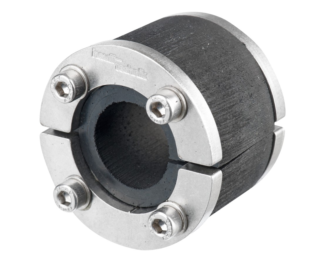 Dichtung-Hauff 20-33 Segmentring - Universaldichtung Kupfer Anwendungsbereiche:  - Kupferkabel 20 - 33 mm - geteilte Ausführung - inkl. Blindstopfen - Flanschgrösse 56 mm 598.616.211
