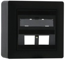 LAN AP prise de sortie oblique 2 x Keystone EDIZIOdue 19 nr