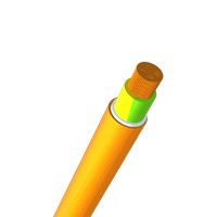 PUR Kabel 1x50 PE orange Eca