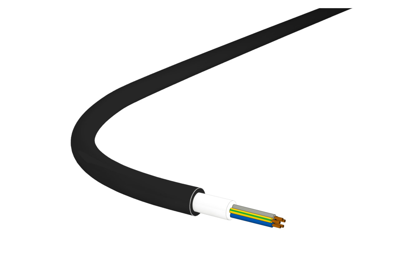 Soil flex 5x1.5 3LNPE hf schwarz B2ca