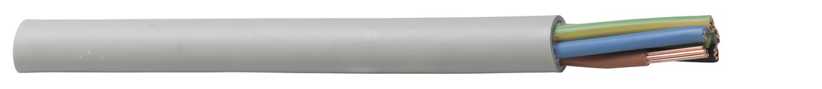 FE0D 5x10 LNPE Seil hf grau Dca  CH-N1XZ1-R