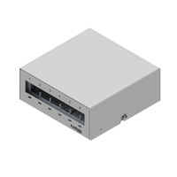 KABLAN AP Box 6 fach Keystone metall grau