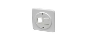 Boîte ENC Basico 2xRJ45 blanc