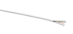 AMP UTP Kat.6 4x2xAWG24 LSZH weiss 305m Dca