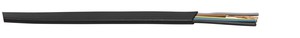Neoprene-Flach 7x2.5 schwarz