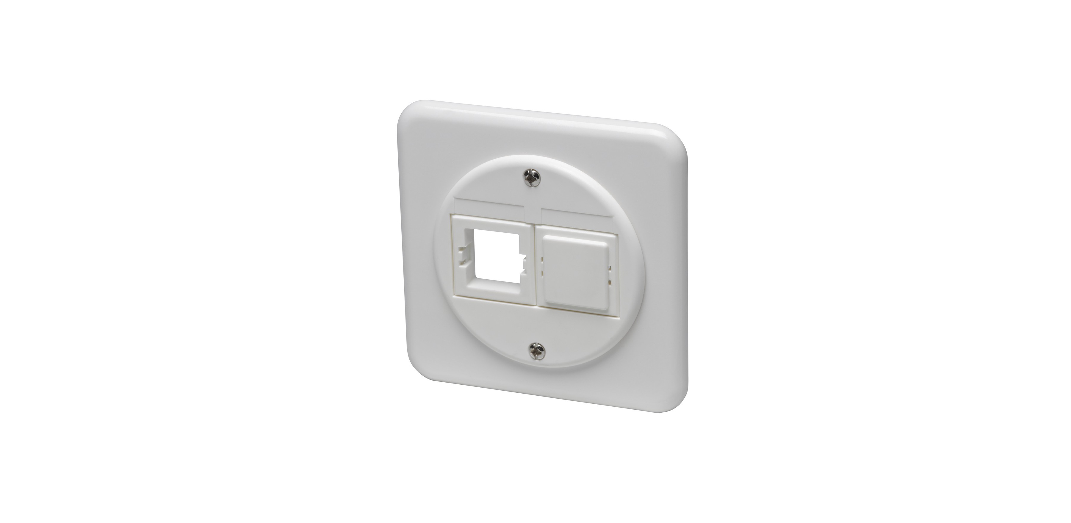 Boîte ENC Basico 2xRJ45 blanc