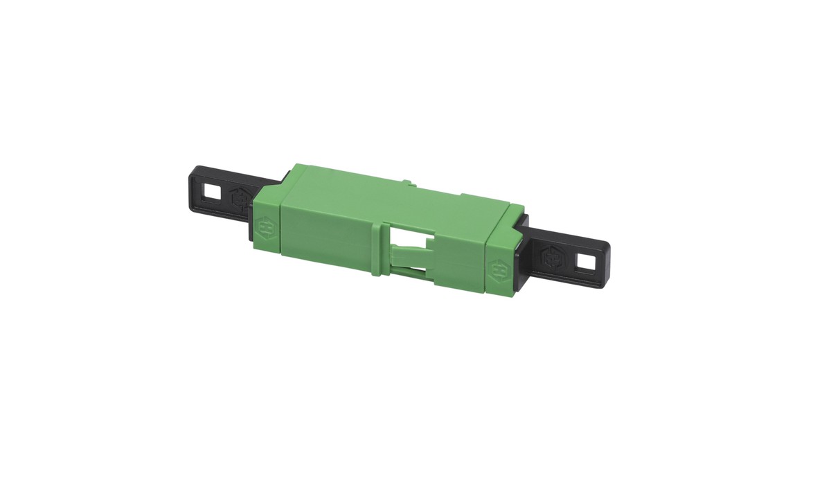 LWL MST H+S Singlemode E2000APC grün ohne Flansch