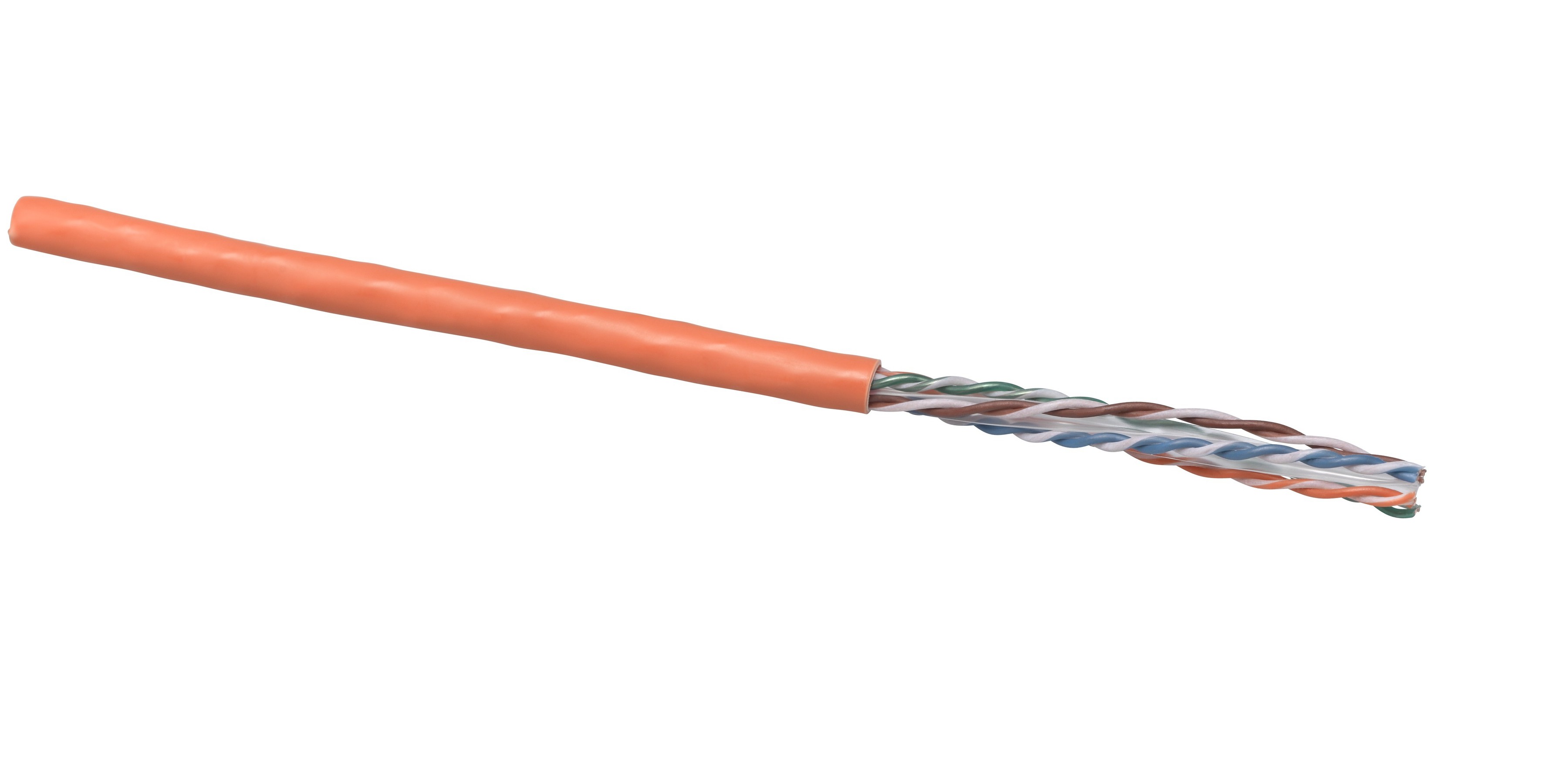 CU 662 4P Kat.6 UTP 4x2x0.55 LSOH orange AWG23 Dca