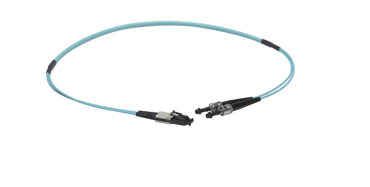 VL Dupl. Fig. 0 50/125 OM3 ST/LC tk 20m