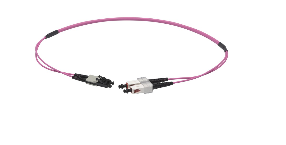 VL VBS Typ 127 Duplex AD 50/125 OM4 SC/LC 9.0m