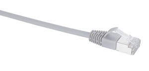 Câble patch slim Cat.6a gris 2m