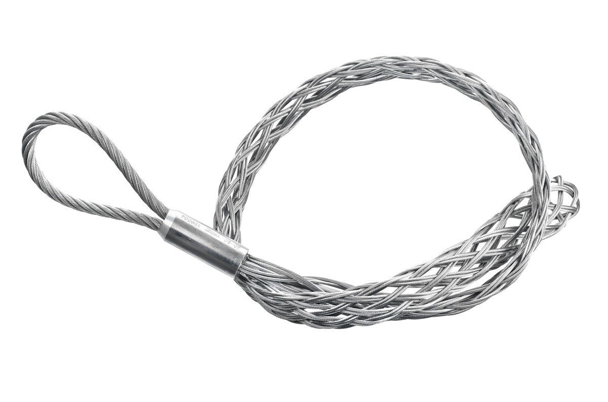 Tire-câble tressé Ø 20 - 30 mm étamé, 1 boucle, longuer 600 mm, force de traction 11.3  kN