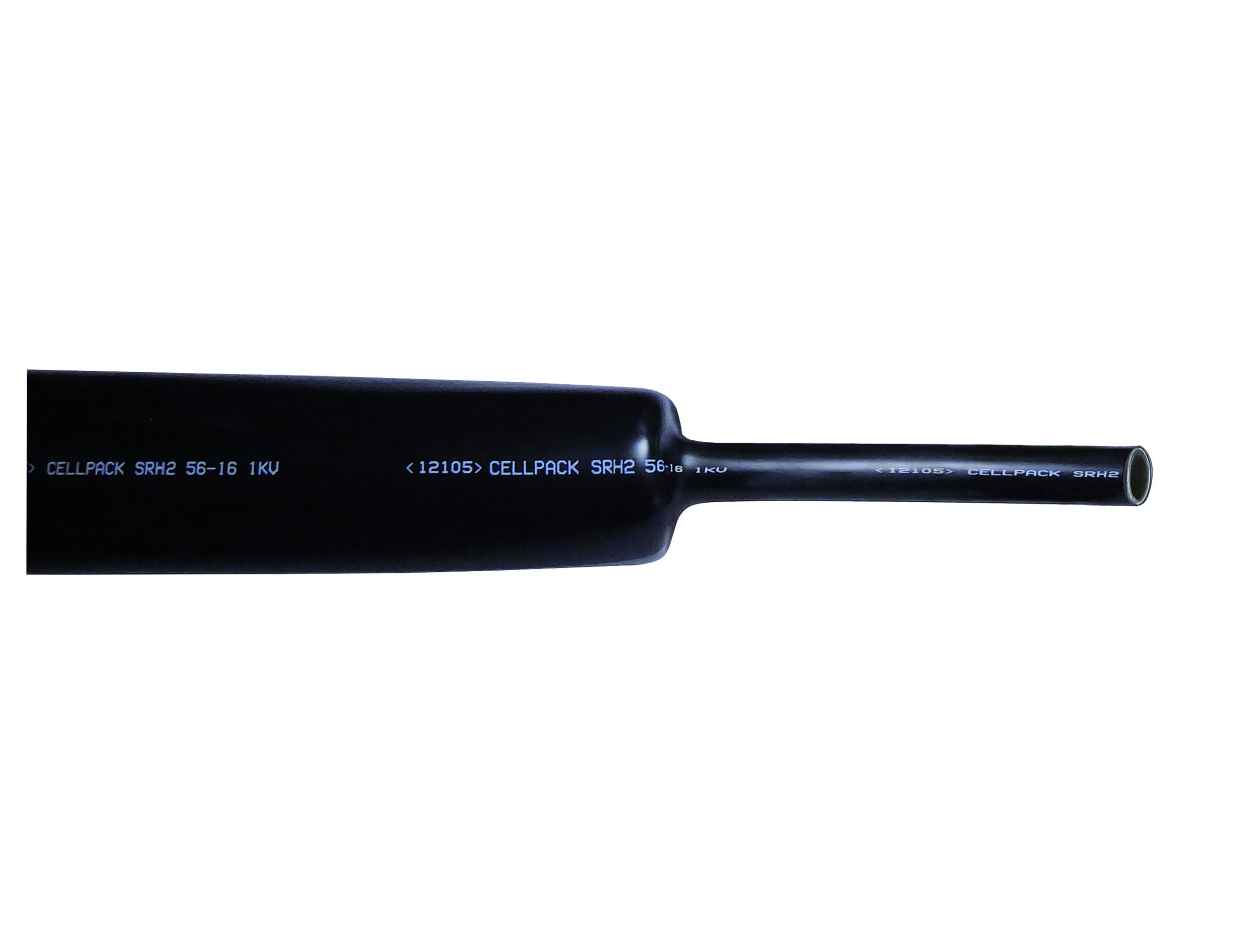 CP Warmschrumpfschlauch mittelwandig mit Kleber SRH2 63-19 schwarz, 1000 mm