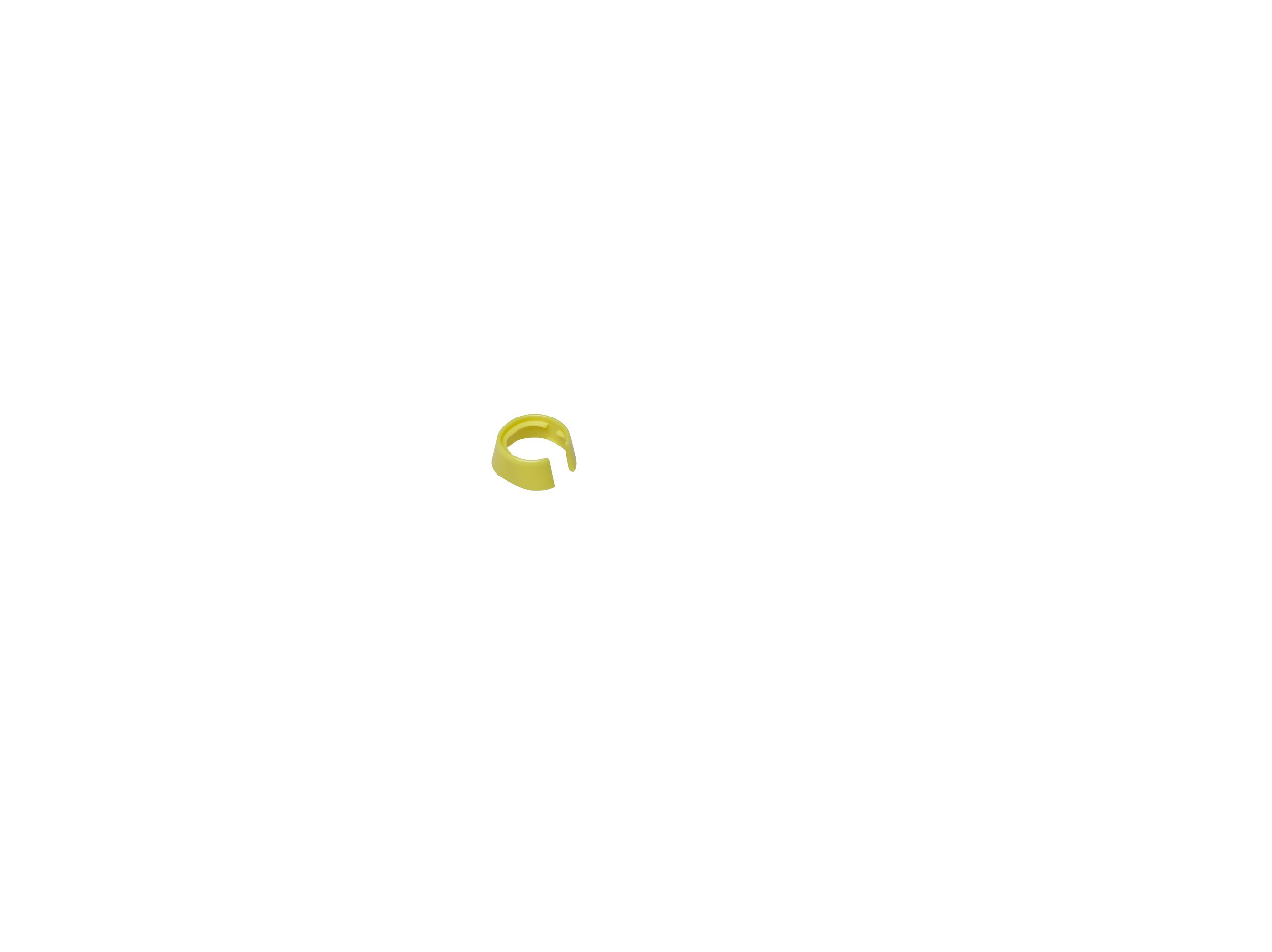 Kablan clips couleur jaune
