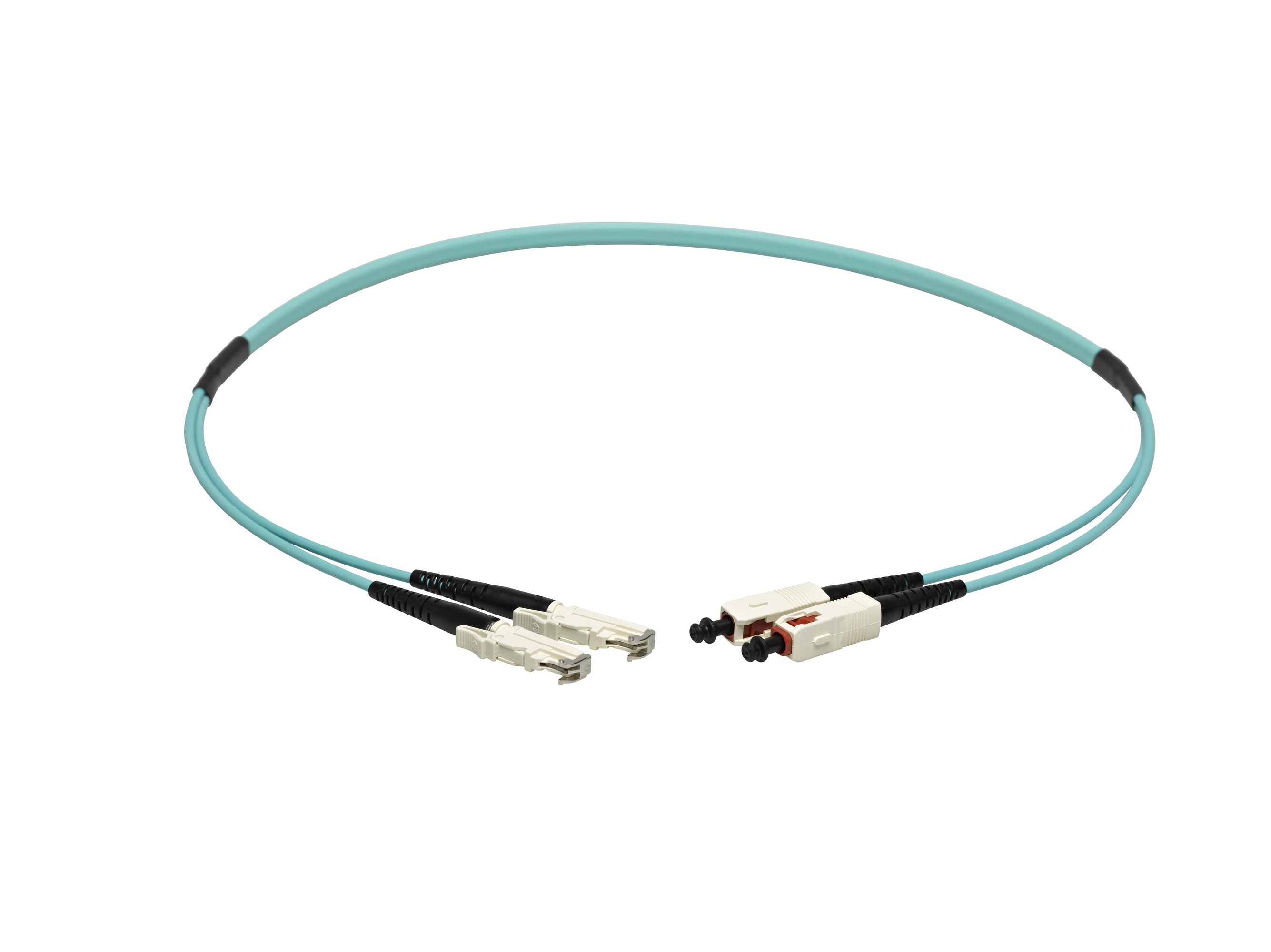 VL Dupl. Fig. 0 50/125 OM3 E2000/SC tk 2.0m